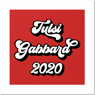 Tulsi Gabbard 2020 Retro Grunge Posters and Art